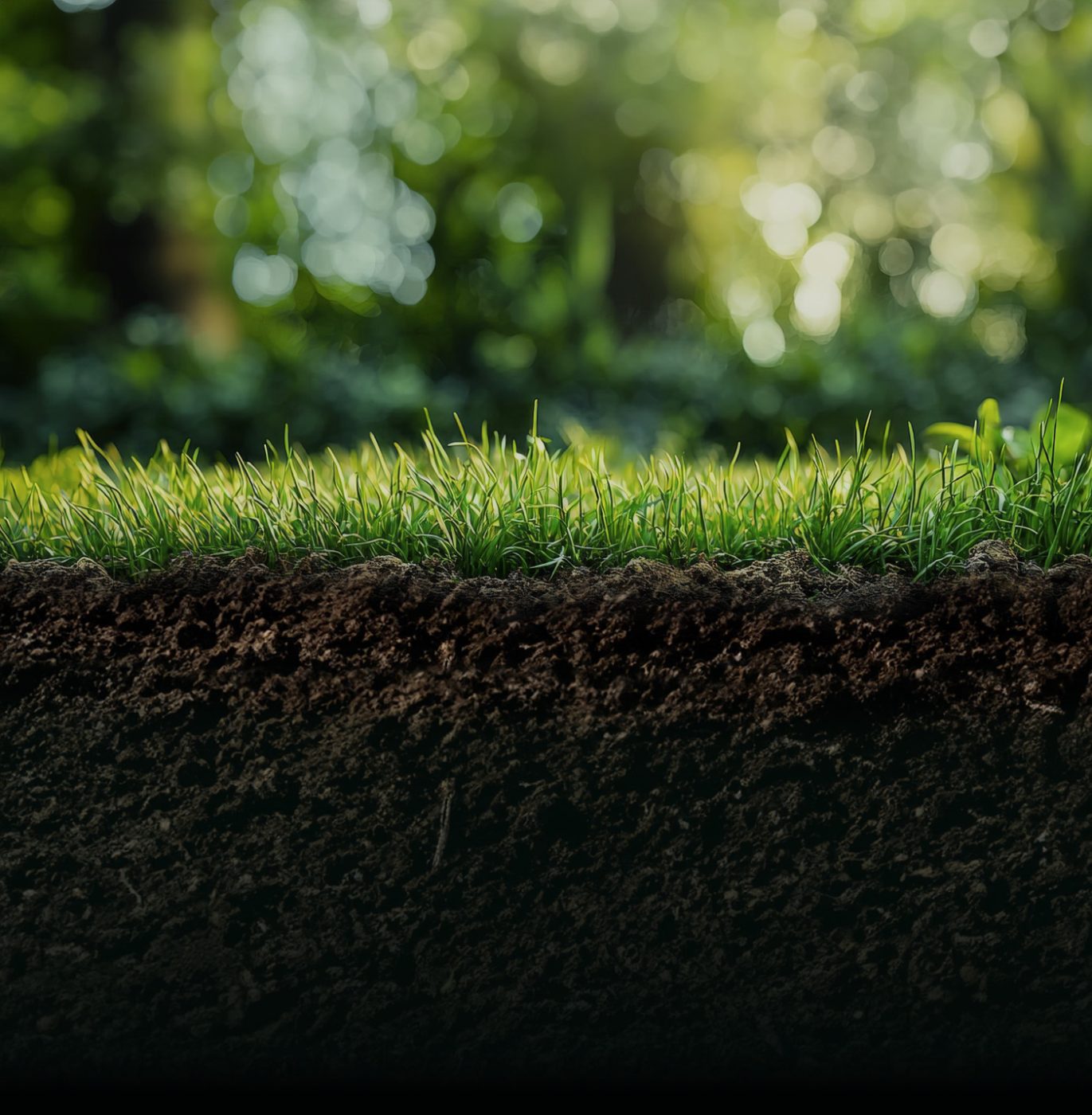 close up of soil and grass growing Nitrofert Fertilisers